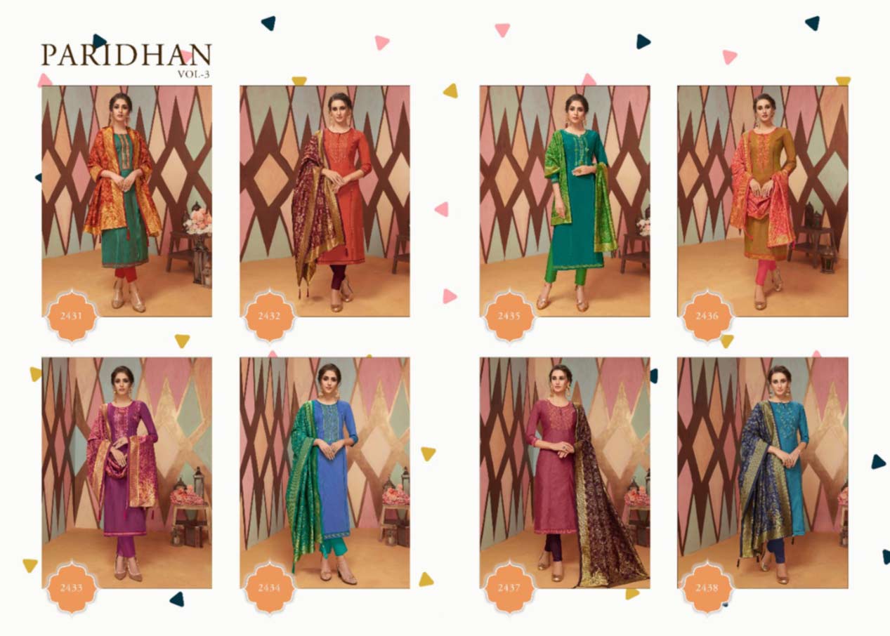 Paridhan Vol-3 Silk Kurti Clothing Catalog Paridhan Vol-3 Silk Kurti Clothing Catalog